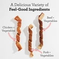 thumbnail image 4 of DreamBone Spirals Variety Pack Chicken, Beef or Pork, Rawhide-Free Chews for Dogs, 18 Count, 4 of 12