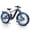 Blue, variant on PUCKIPUPPY Dual Motor Electric Bike for Adults 1600W Peak up to 80Miles Range 28mph Max Speed 26" Fat Tire Full Suspension E-Mountain Bike 48V 20AH Battery 8 Speed Ebike, Comply with UL2849 By SGS