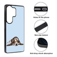 thumbnail image 2 of WIRESTER Shockproof Soft Rubber Cover Case for Samsung Galaxy S26 Ultra 6.9" 2026, Basset Hound Dog Lying Down Looking Up On Light Blue Background, 2 of 5