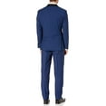 thumbnail image 6 of Adam Baker by Statement Men's Single Breasted Three Piece Shawl Collar Tuxedo - Sapphire Contrast - 46R, 6 of 12