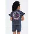 thumbnail image 3 of Barbie French Terry T-Shirt and Shorts Outfit Set Toddler to Big Kid, 3 of 5