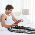 thumbnail image 4 of Uemuo Four Running Horses Pattern Men's Wide Leg Palazzo Lounge Pants with Pockets Light Weight Loose Comfy Casual Pajama Pants-X-Large, 4 of 9