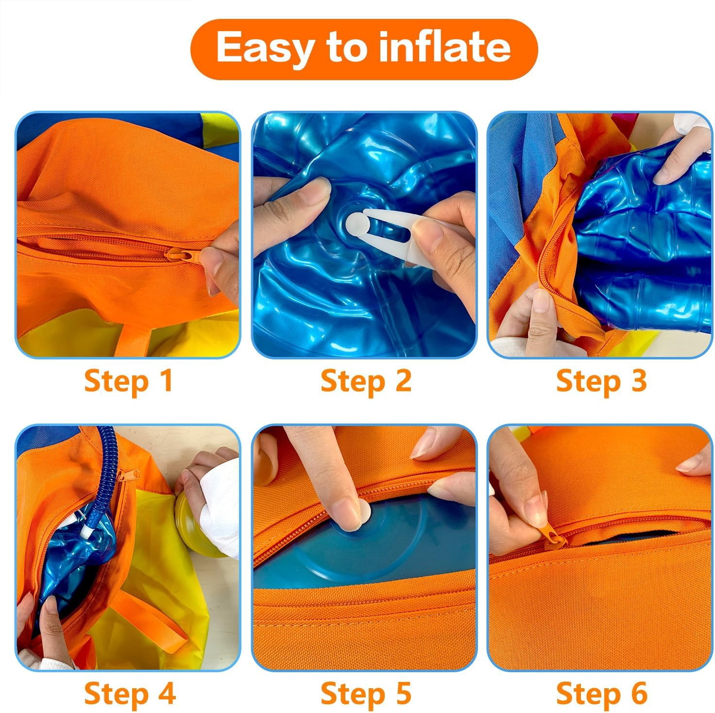 Herding Ball for Dogs, Large Inflatable Dog Toy with Tear-Resistant Cover, Available in 10/18/22 Inch Sizes, Includes Pump (Small)