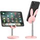 thumbnail image 1 of Ears Cute Bunny Stand Phone Holder Adjustable Cell Phone Holder Stand Cellphone Desktop Rack Accesso, 1 of 4