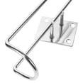 thumbnail image 3 of Wall Mountable Ice Skates Holder for Storage Use Silver Iron Material Fits Multiple Pairs 7.5 x 4.2, 3 of 9