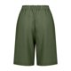 thumbnail image 5 of Puntoco pantalones cortos de verano para mujer, moda 2024, pantalones cortos informales con estampado de cinco puntos de verano para mujer, pantalones cortos de lino y algodón de talla grande, 5 of 6