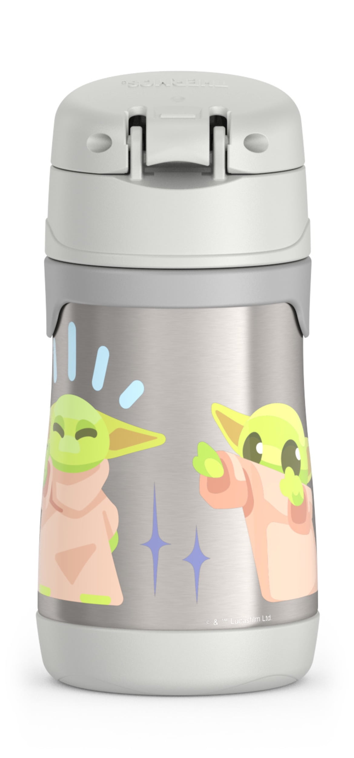 Thermos 10 oz. Vacuum Insulated Stainless Steel Straw Bottle - Mandalorian