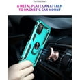 thumbnail image 3 of for Galaxy A03S Case, Samsung A03S Case with HD Screen Protector, Military-Grade Ring Holder Stand Car Mount 15ft Drop Tested Shockproof Cover Phone Case for Samsung Galaxy A03S, Green, 3 of 15