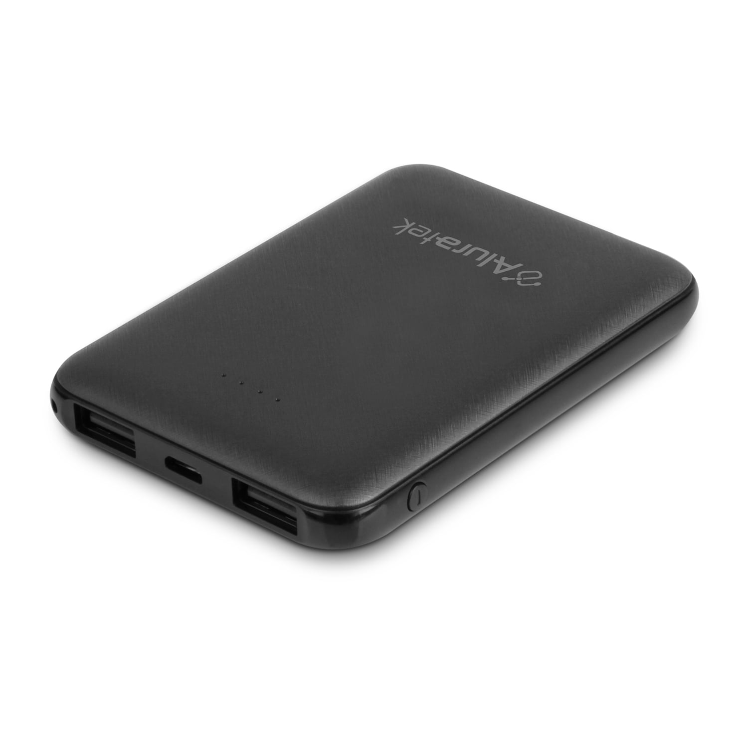 Aluratek ASPB5KF - 5,000mAh Dual USB Portable Power Bank, Portable Charger for Smartphone and Tablet