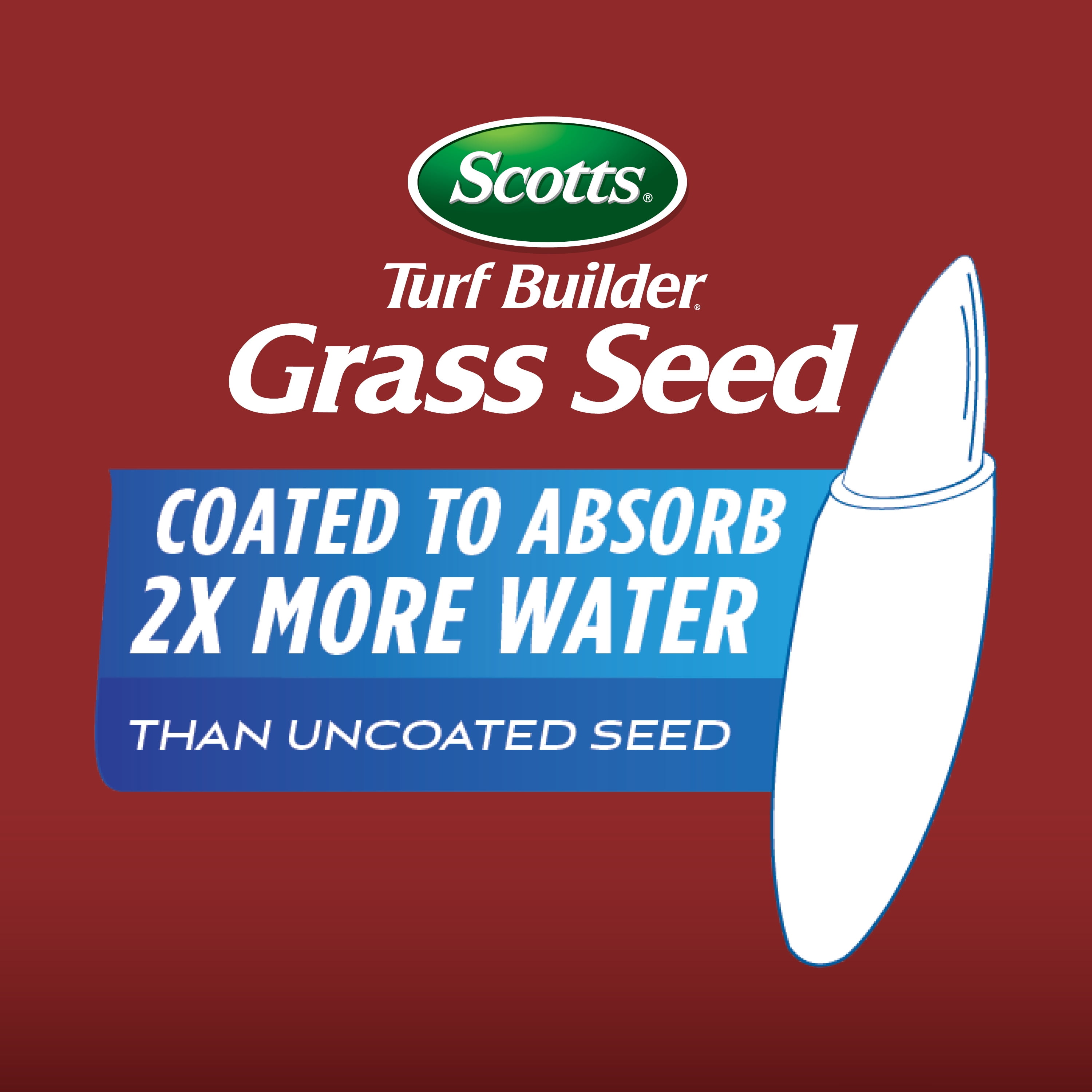 Scotts Turf Builder Grass Seed Commercial Mix for Tall Fescue Lawns, 7 lbs.