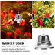 thumbnail image 2 of 24 piezas de cascabeles de 45 mm XCF Para colgar en la Puerta del Árbol de Navidad Adornos navideños, 2 of 2