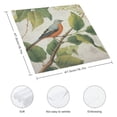thumbnail image 3 of WYYP Bird Branch Leaves Cloth Napkin Reusable Polyester Gift Cloth Napkin 2 PCS, 3 of 7