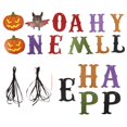 thumbnail image 1 of Cartel De Halloween Emocionante Calabaza Horrible Bruja Gnomo Calavera Murciélago Decoración Colgante Festiva Streamer Para Fiesta En Casa De Halloween Methold  HA026980-05, 1 of 7