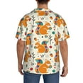 thumbnail image 3 of Sikiie Squirrel With Colorful Tail Men's Wrinkle Free Untucked Cuban Shirt Business Casual Button Down Shirts Short Sleeve ShirtXX-Large, 3 of 5