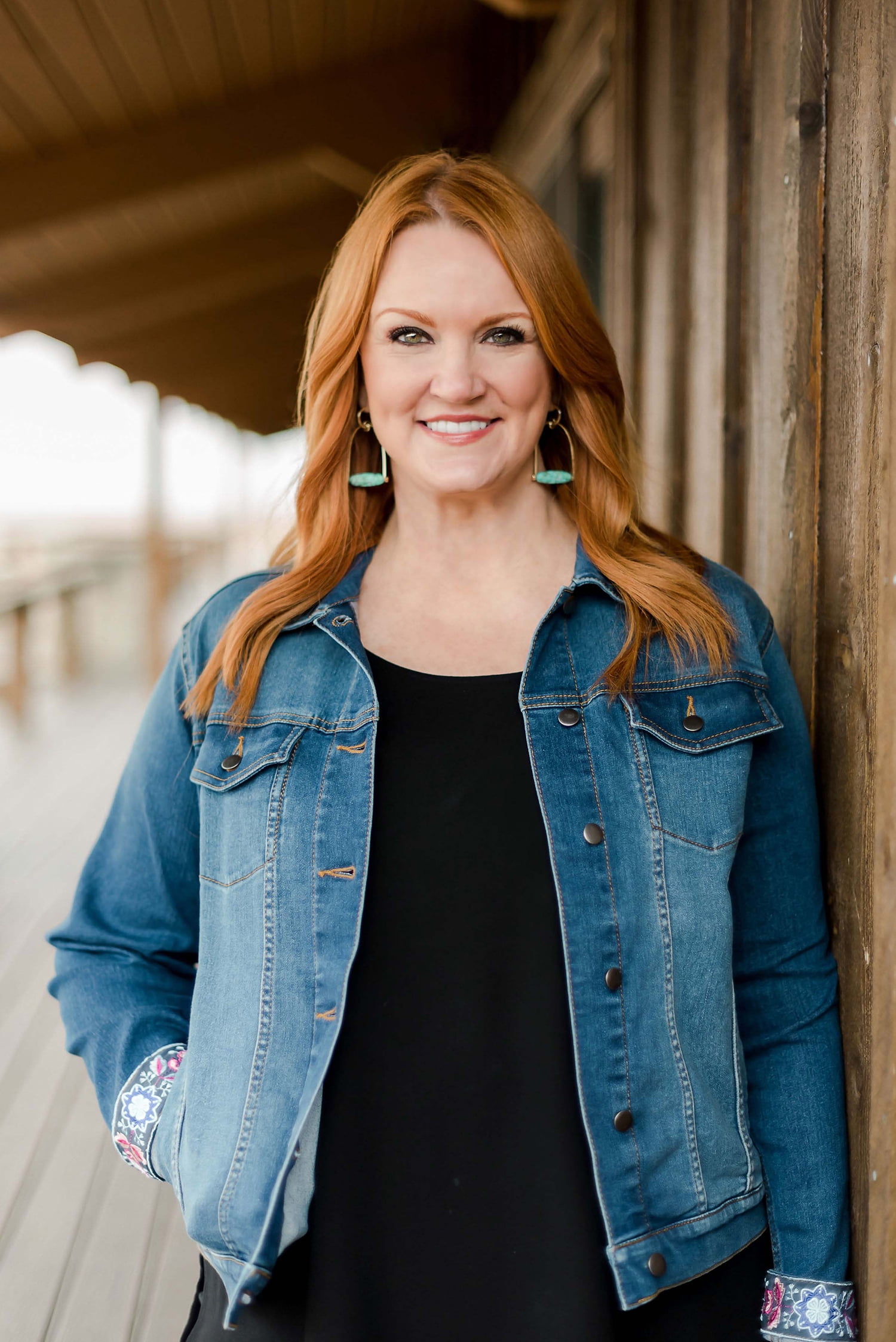 The Pioneer Woman Embroidered Denim Jacket - Walmart.com