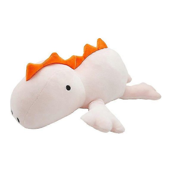 (Pink 40cm)Dinosaur Weighted Plush Stuffed Animals For Babies Dino Cartoon Lovely Toys Soft Animal Doll Toy For Kids