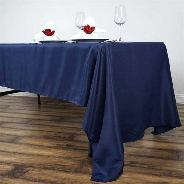 Efavormart 60x126" NAVY BLUE Wholesale Linens Polyester Tablecloths