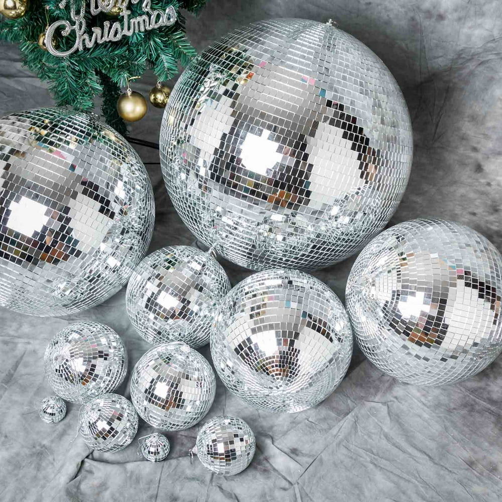 Efavormart 24" Groovy Glass Mirror Disco Ball Party Decoration for