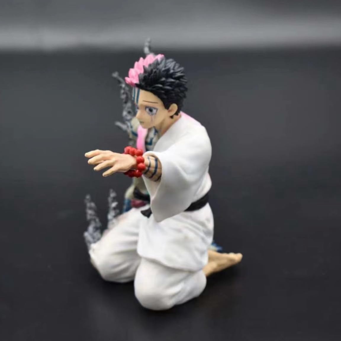 New Twelve Kizuki Akaza (Kneeling Ver) Character Anime Model Statue Action Figures Desktop Ornament Popular Decorations Fan Souvenirs Creative Gift Collectable