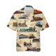 thumbnail image 5 of Camisas de mini tren para hombre, ropa hawaiana de verano, camiseta de manga corta, suelta, para vacaciones, playa, social, con solapa, estampado 3D, camisa vintage 2023, 5 of 5