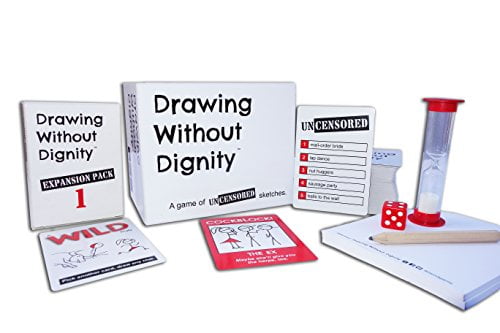A NSFW social party game Drawing Without Dignity & Expansion Pack 1 COMBO PACK 