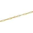 thumbnail image 2 of 14k Yellow Gold 5mm Paper Clip Link Necklace (22"), 2 of 4