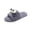 Gray, variant on Iyufng Women's Cute 3D Big Eye Cartoon Fuzzy Plush Slippers Soft Fluffy Open Toe Casual Indoor House Slide Sandals