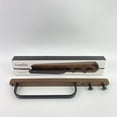 thumbnail image 5 of kuanfliu Towel rails,Rustic Burnt Wood Bathroom Towel Bar with Metal Rod, Wall Mounted Bath Towel Rack, 5 of 8
