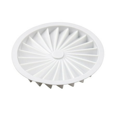 

Mousse Mold Silicone Material Pleated Origami Shape Great Gifts for Baking Lover