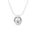 thumbnail image 2 of Delight Jewelry Silvertone Domed Class of 2026 Gymnastics Mom Ring Charm Necklace, 18", 2 of 4