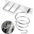 thumbnail image 1 of Estante de aluminio para secador de pelo montado en la pared, organizador, soporte para secador de pelo, alisador, estante de baño para suministros de baño (plata, 1 unidad), 1 of 1