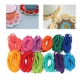 thumbnail image 4 of Weaving Loom Loops Potholder Loops for Adults Children DIY Crafts Supplies 12 Colors 192PCS, 4 of 9