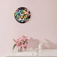thumbnail image 3 of 14 Inch Wall Clock Battery Operated Silent Clock Decorative for Office, Kitchen, Outdoor, Living Room，A Colorful Cat Exquisite, 3 of 4