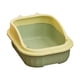 thumbnail image 3 of Caja de arena para gatos de interior con tapa abierta y diseño desmontable. Verde, 3 of 8
