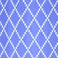 thumbnail image 1 of Ahgly Company Indoor Square Abstract Blue Contemporary Area Rugs, 7' Square, 1 of 4