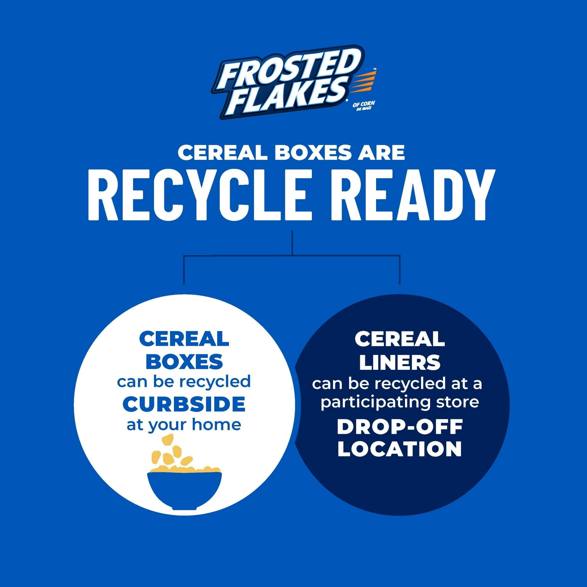 Kellogg's Frosted Flakes Cold Breakfast Cereal, 8 Vitamins and Minerals, Kids Snacks, Original, 39.5oz Bag (1 Bag)pack of 2