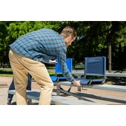 Cascade Mountain Tech Lightweight Stadium Seat for Bleachers, Red