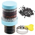 thumbnail image 2 of Filtro para Llave de Agua HydroGuardBlue 2Pzas 15-22mm Carbón Activado/Zeolita/Maifan/Sulfito de Calcio/PVA Azul, 2 of 3