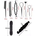 thumbnail image 3 of Skymirror 5/6/10/11/12Pcs Hair Curler Set Quick Styling Volume Boost Durable Plastic Resin Materials Hair Volume Increasing Tools, 3 of 8
