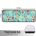 thumbnail image 5 of Kitchen Rugs Sets Of 2,Pioneer Flower Floral Print Pattern Anti Fatigue Kitchen Mat Rugs Non Slip Washable,Decorative Kitchen Floor Mats for Kitchen,Sink,Laundry,17"x47"+17"x47", 5 of 5