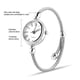 thumbnail image 3 of Reloj analógico para mujer, correa de aleación, estilo abierto, cuarzo, correa de aleación, Números romanos con esfera blanca. Ecomeon no, 3 of 5