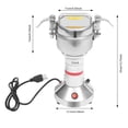 thumbnail image 4 of 850W Electric Grain Mill Grinder, 28000 RPM High Speed Dry Spice Herb Grinder, Commercial Stainless Steel Powder Machine 50-300 Mesh for Wheat Corn Coffee Beans, 4 of 15