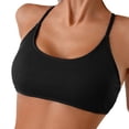 thumbnail image 7 of Sakmal Plunge Bikini Btahing Suits Women Tummy Control Swimwear Solid Black Tropical Bathing Suits for Women XL, 7 of 7
