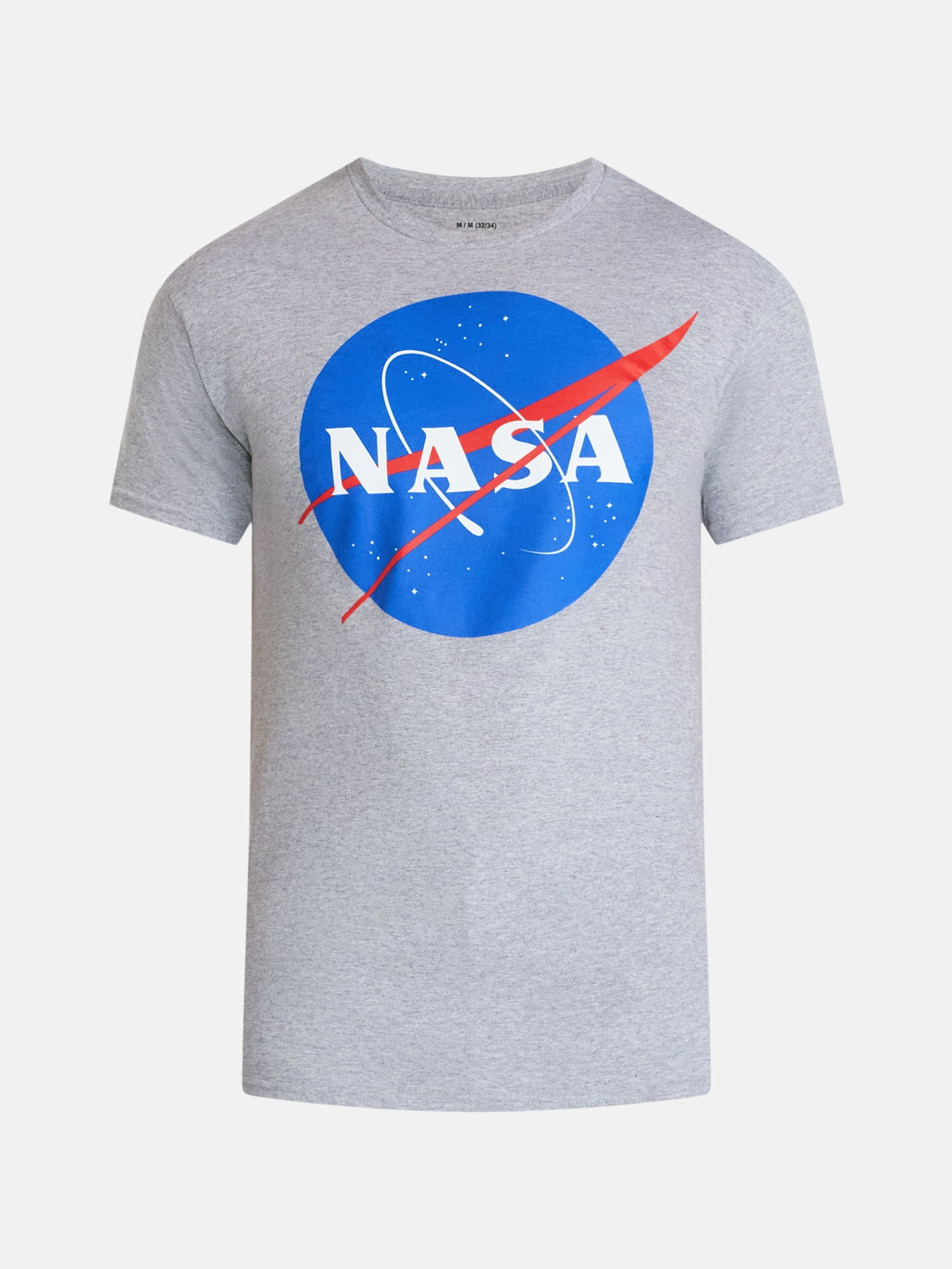 NASA Men's and Big Men's Graphic Cotton Tee with Short Sleeves, Sizes S-3XL