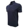 thumbnail image 3 of Polo Tommy Hilfiger, de corte regular, elástico, para hombre, azul marino, 3 of 3