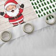 thumbnail image 4 of Manfei Cartoon Santa Claus Black Out Curtains for Child, Merry Christmas Curtains Pack of 2 (42x63 Each), Patchwork Plaid Bedroom Curtains, Window Curtains Bedroom Decor, 4 of 6