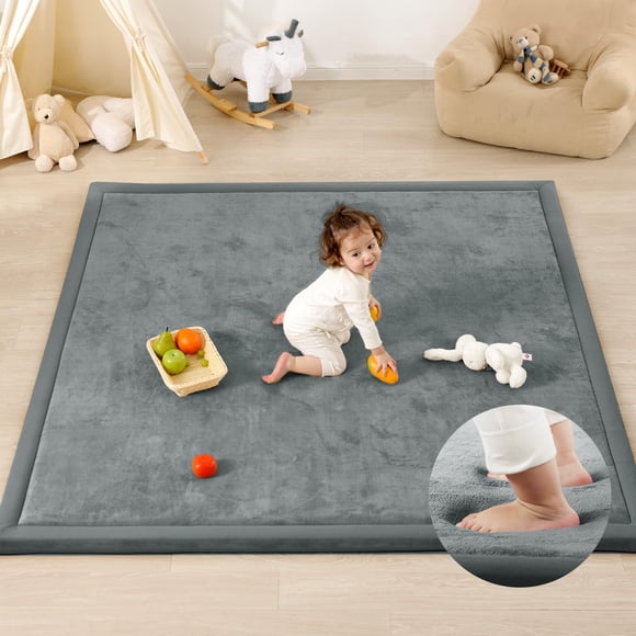 Tapete de juego para bebé PaPaMat, suave y grueso de 3,3 cm, 50 x 50 cm