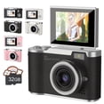 thumbnail image 2 of 48MP Vlogging Camera with 180° Flip Screen, HD Digital Camera for YouTube Live Stream, 8X Zoom, Compact Point & Shoot for Beginners Travel, 2 of 13