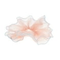 thumbnail image 4 of Unique Bargains 1 Pc Scrunchie Fashion Oversized Mesh Hair Elastics Light Pink, 4 of 5