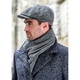 thumbnail image 2 of Mucros Weavers Men's Newsboy Cap 100% Wool Tweed Irish 8-Piece Driving Cap Made in Ireland, 2 of 7